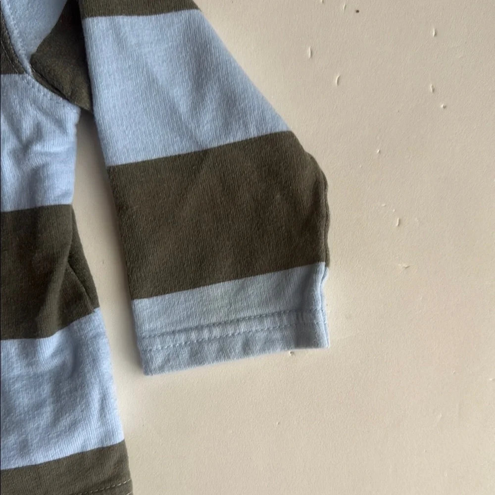 Carter’s Striped Blue & Green Boys Shirt 12 Months